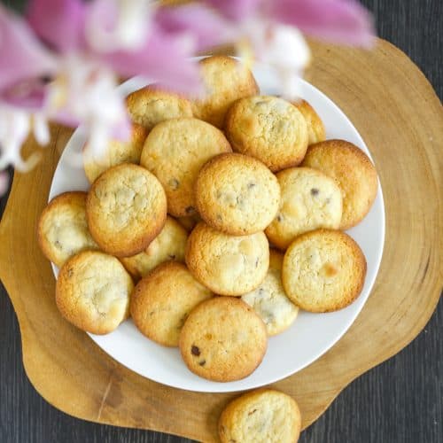 Bite Size Chocolate Chunk Cookies